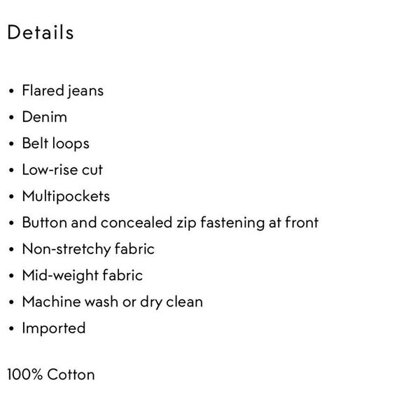 NWT RE/DONE Low-rise flared jeans in black - Picture 6 of 10